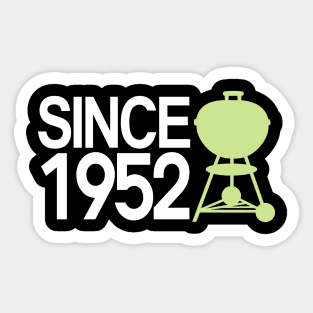 Grill Giants Since 1952 LimeGreen Sticker